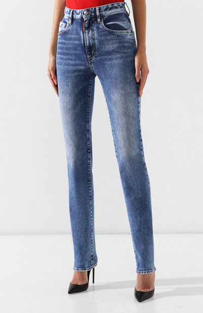 Джинсы DSQUARED2 синего цвета по цене 24450 руб., арт. S75LB0193/S30663, фото 3 Джинсы DSQUARED2, арт. S75LB0193/S30663, фото 3