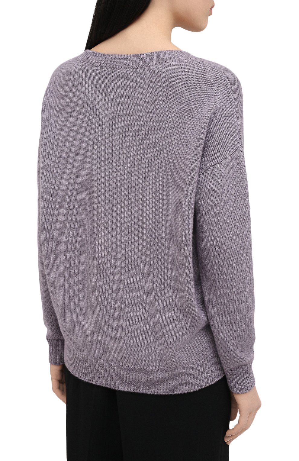 Пуловер из смеси кашемира и шелка BRUNELLO CUCINELLI, арт. M73539902, фото 4