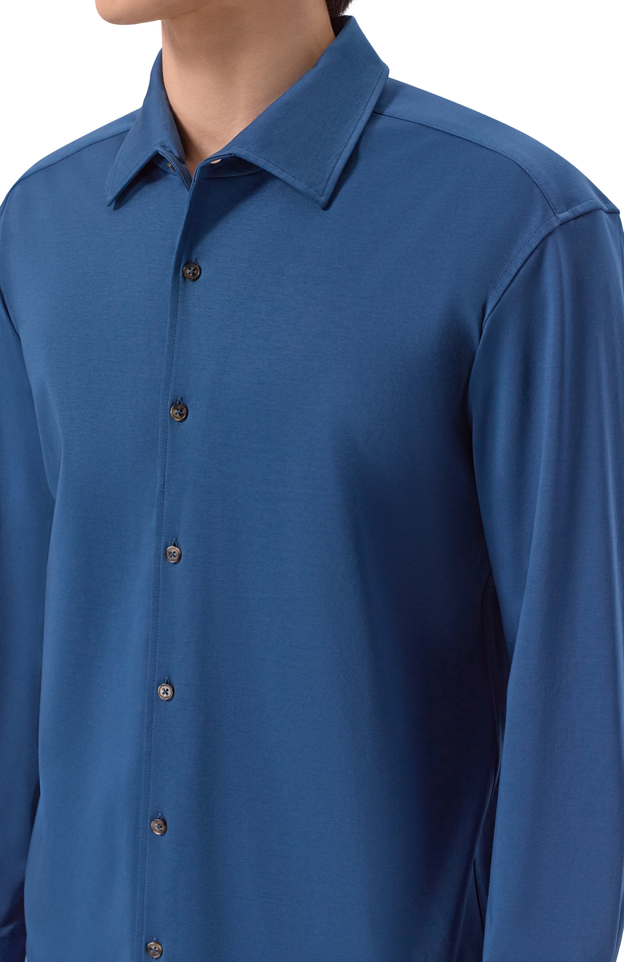 Хлопковая рубашка 12 STOREEZ, арт. 136300, фото 5