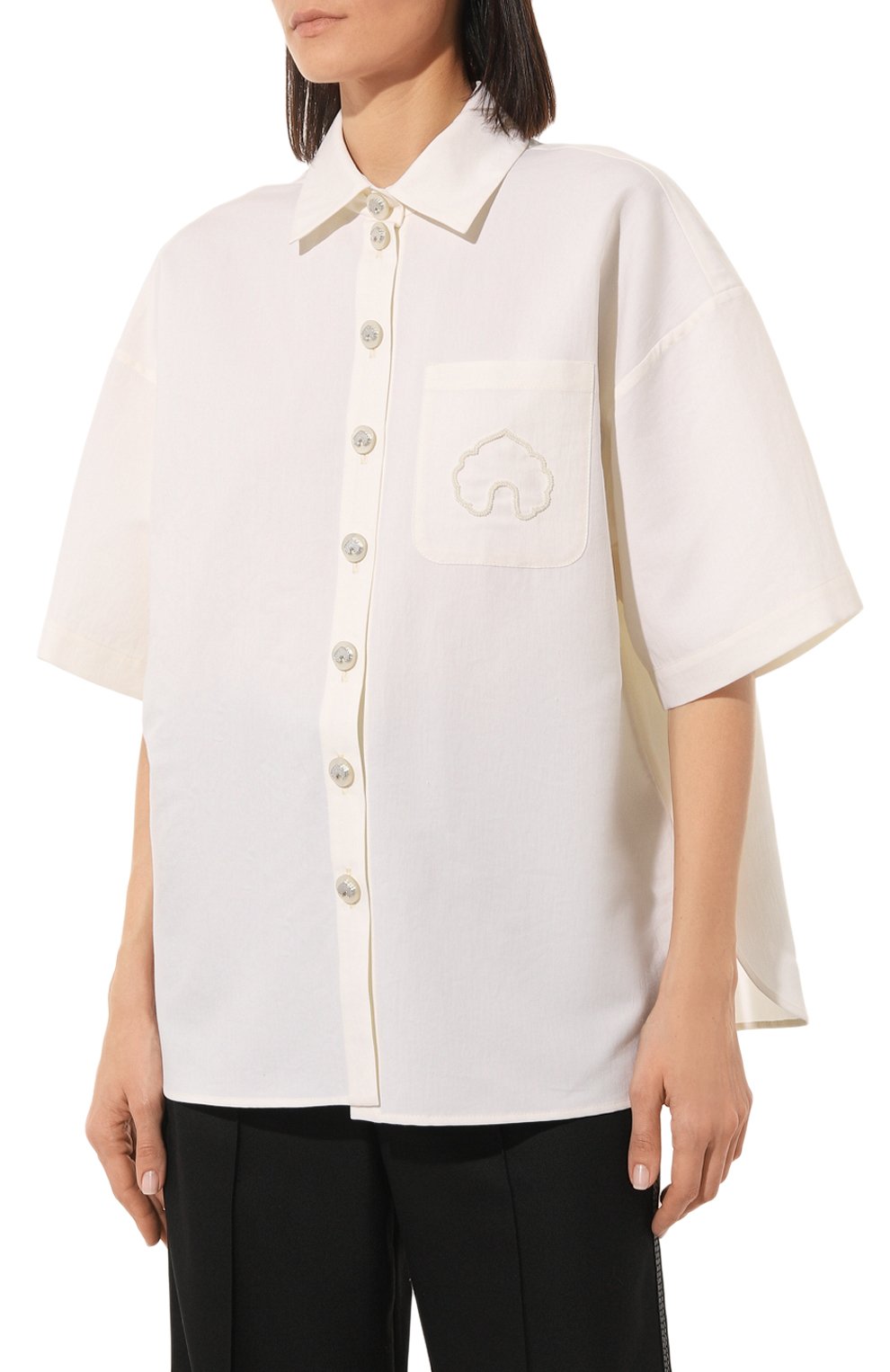 Рубашка из хлопка и шелка AKHMADULLINA, арт. 1122.2JT305/C001, фото 3