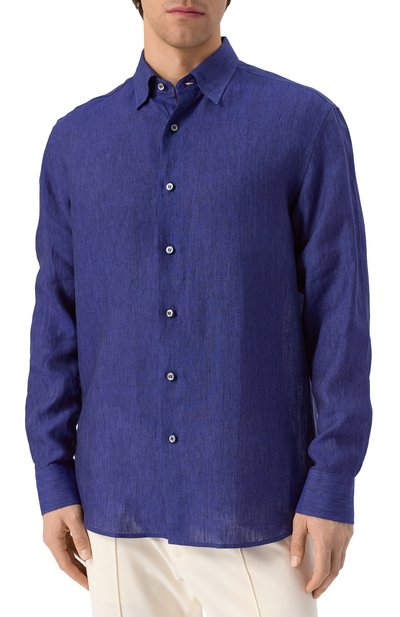 Льняная рубашка BRIONI, арт. SCAY0L/P9111, фото 3