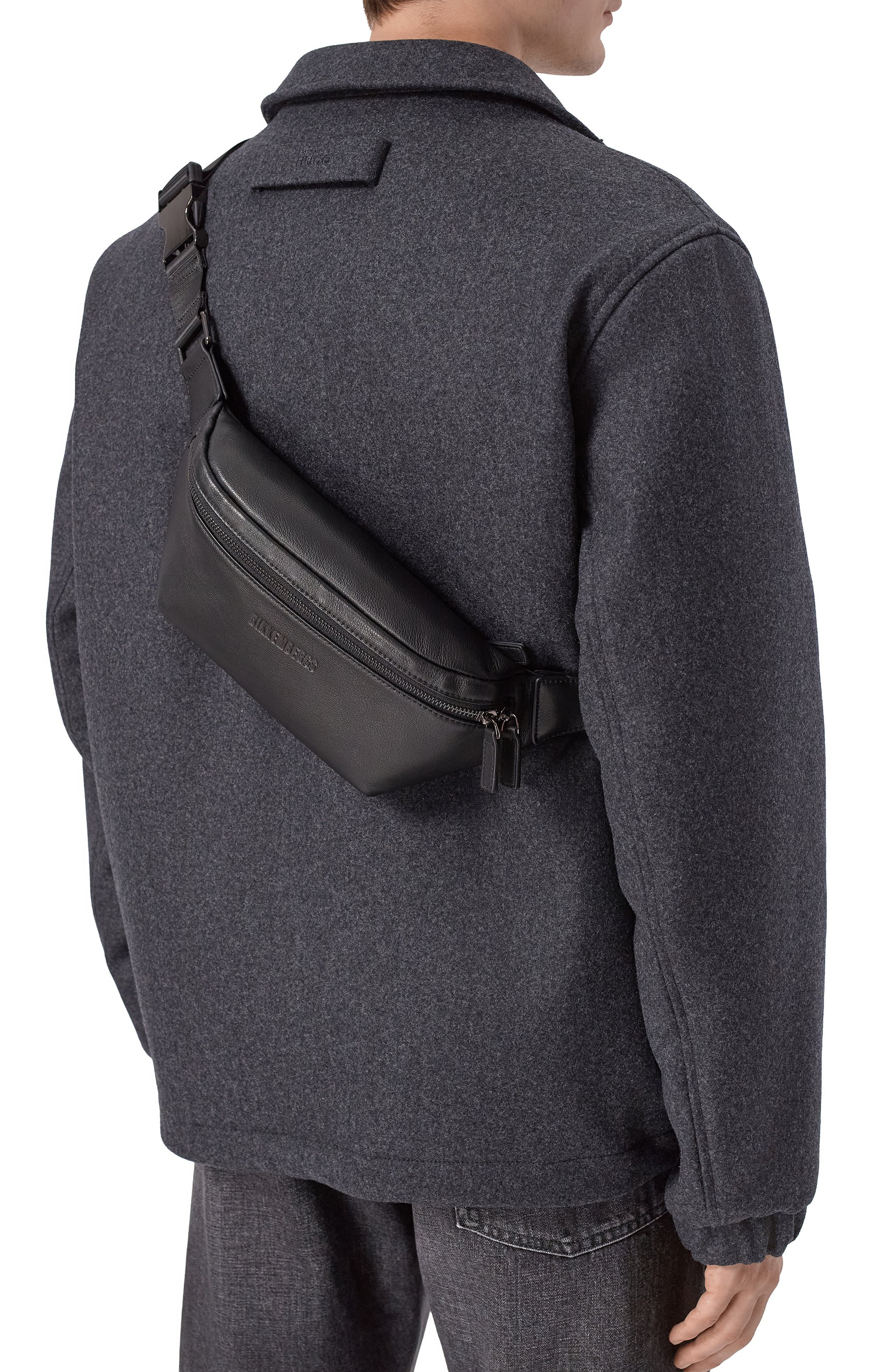 Поясная сумка jess DIRK BIKKEMBERGS черного цвета по цене 25400 руб., арт. BKB001281M, фото 2 Поясная сумка jess DIRK BIKKEMBERGS, арт. BKB001281M, фото 2