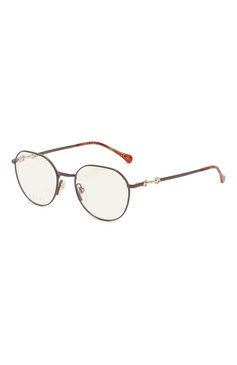 Женские оправа GUCCI коричневого цвета, арт. GG1336 002 | Фото 1 (Региональные ограничения белый список (Axapta Mercury): Не проставлено; Нос: Не проставлено; Кросс-КТ: Оправы-унисекс; Тип очков: Оправа; Материал: Металл; Оптика Гендер: оптика-унисекс; Очки форма: Круглые)