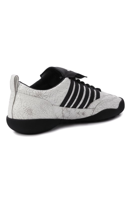 Кожаные кеды Soccer Dsquared2 SNW0304/43108439 Серый  SNW0304/43108439 Фото 5