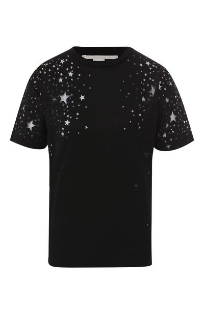 Женская хлопковая футболка STELLA MCCARTNEY, арт. 342365/SJW35