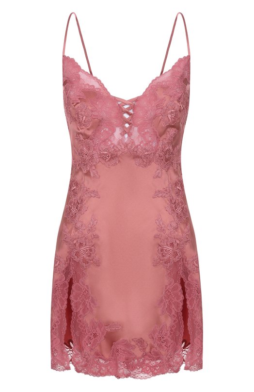 Сорочка из шелка и вискозы Marjolaine 4BON0102 Розовый 4BON0102