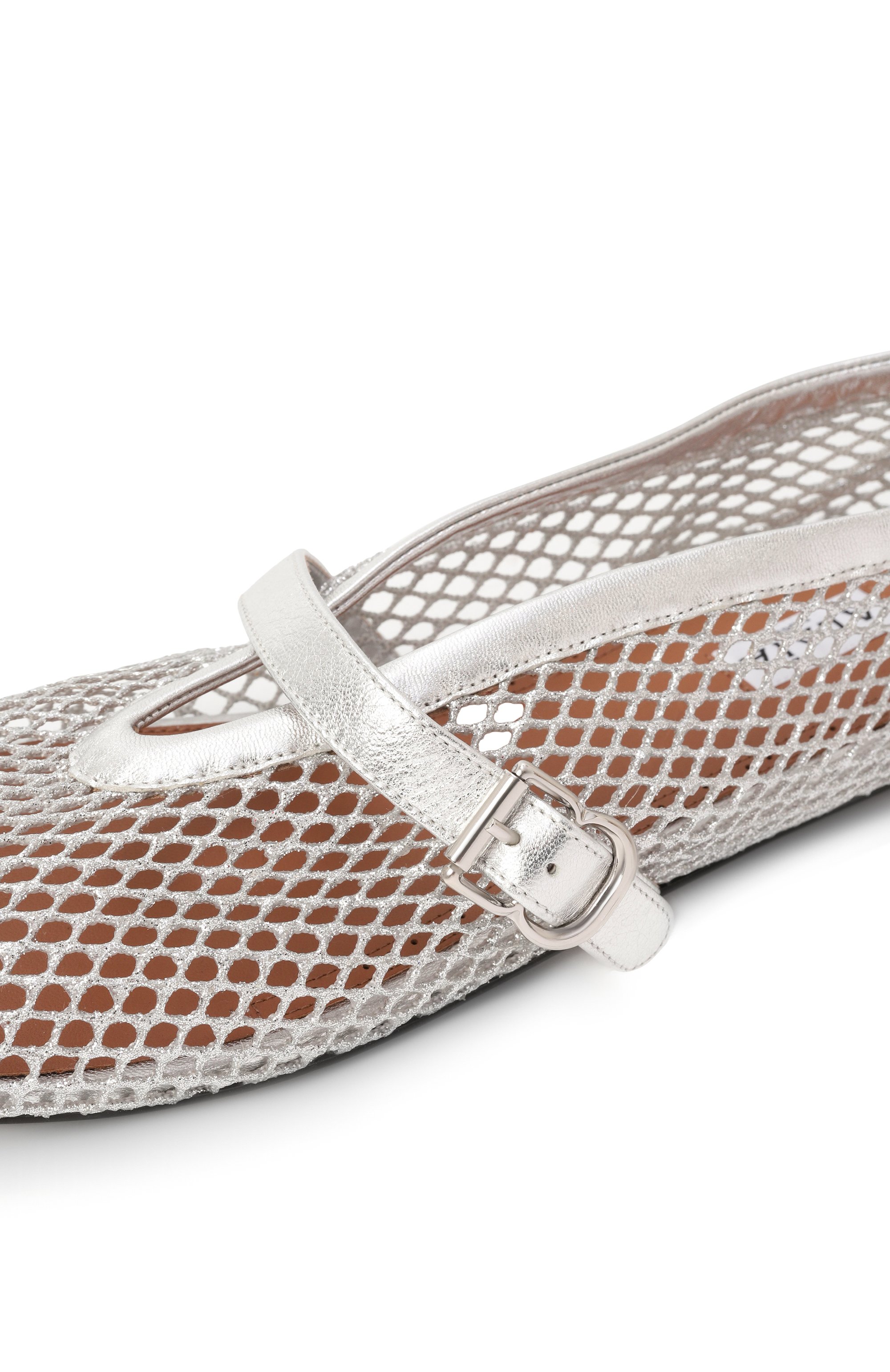 Текстильные балетки ALAIA, арт. AA3A029TK028, фото 7