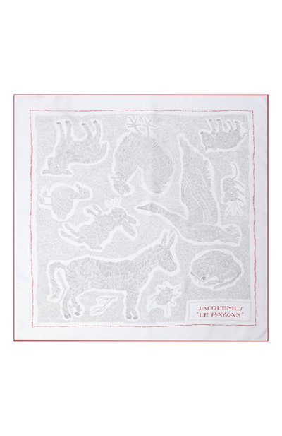 Шелковый платок JACQUEMUS, арт. 25HACU00824/AW00263, фото 4
