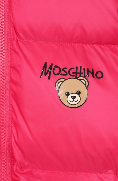 Утепленная куртка MOSCHINO фуксия цвета по цене 45350 руб., арт. HUS05P/L3AC3_001, фото 3 Утепленная куртка MOSCHINO, арт. HUS05P/L3AC3_001, фото 3