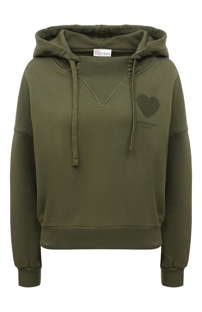 Женский хлопковое худи REDVALENTINO, арт. XR3MF09B/6E3