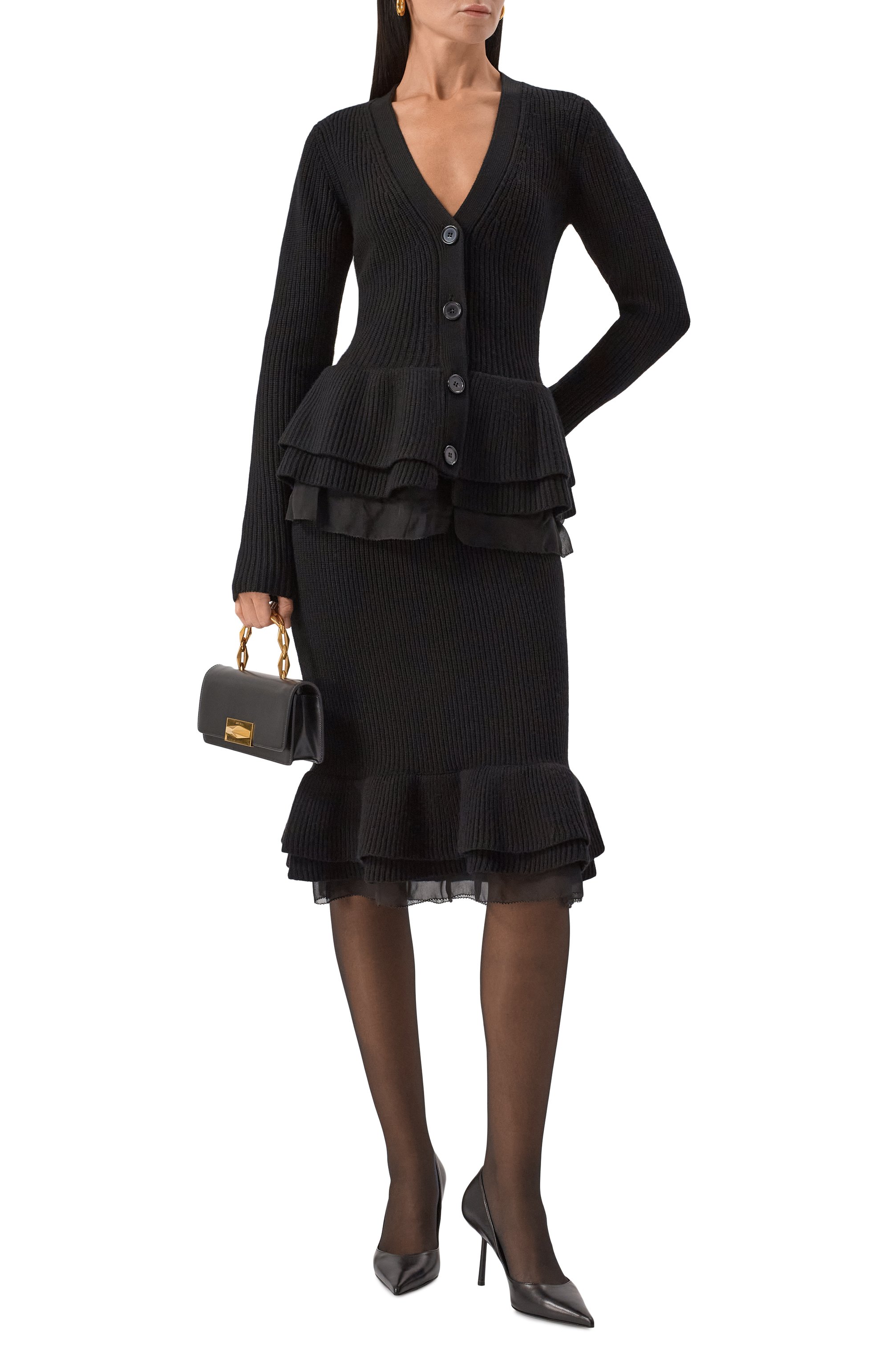 Шерстяная юбка NINA RICCI, арт. 25AMJU005/ML0581, фото 2