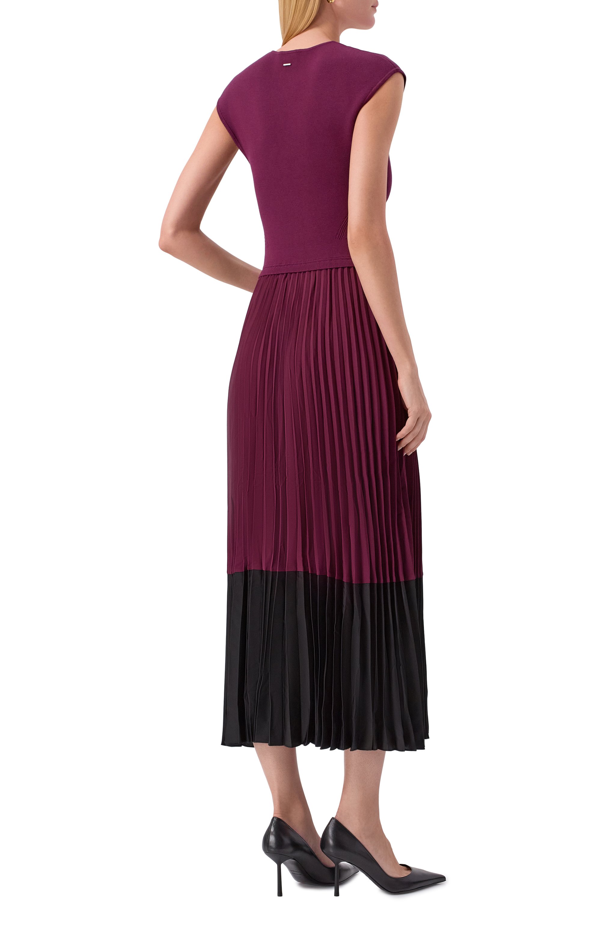 Комбинированное платье BOSS, арт. 50549110, фото 3