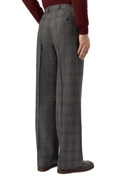 Шерстяные брюки CORNELIANI темно-серого цвета по цене 65250 руб., арт. 284H39/2A17362, фото 4 Шерстяные брюки CORNELIANI, арт. 284H39/2A17362, фото 4