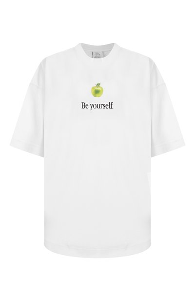 Хлопковая футболка VETEMENTS, арт. UH76TR350W/1000 LIGHT JERSEY