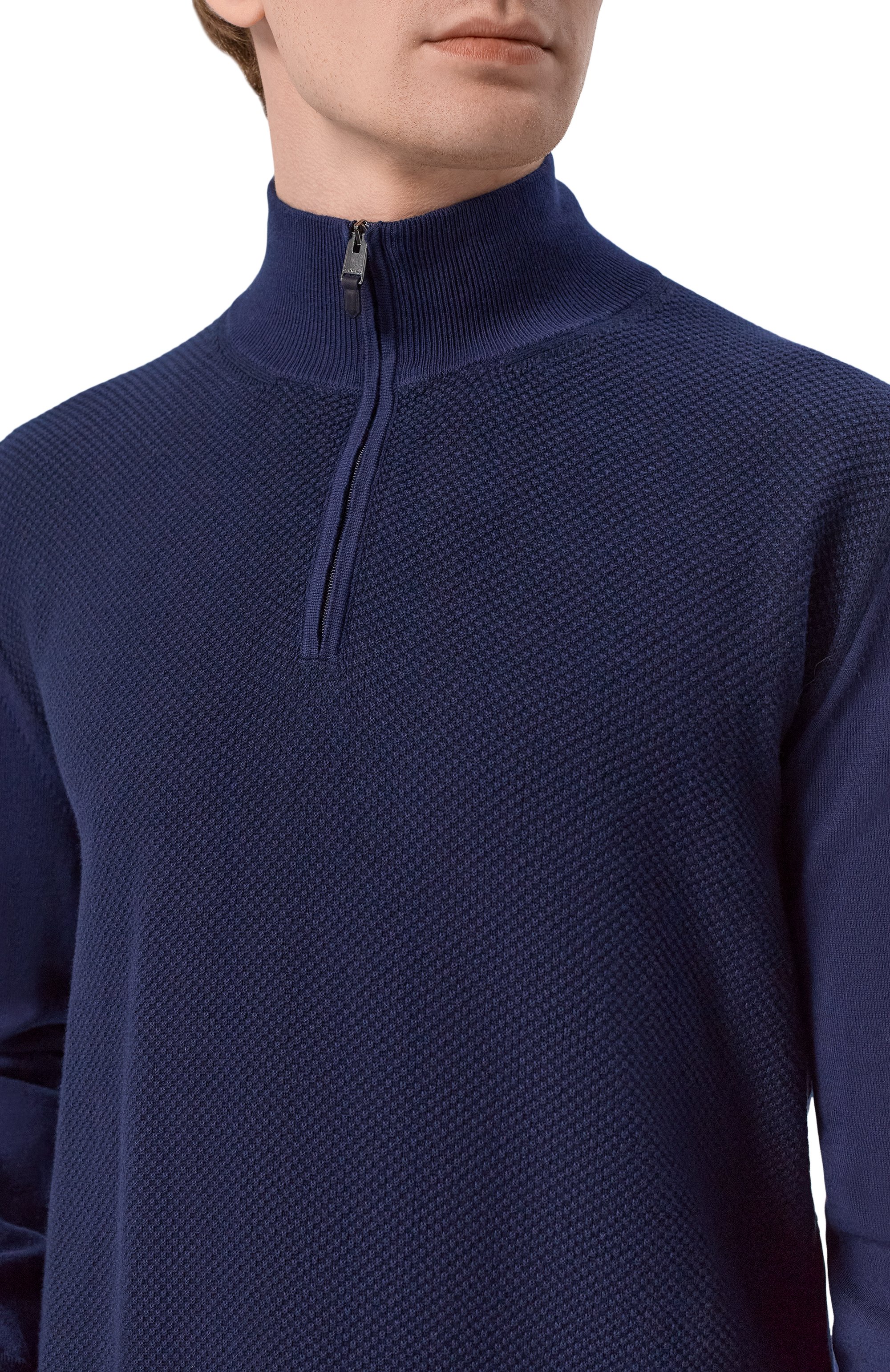 Хлопковый джемпер CANALI, арт. C0015/MK02461, фото 5