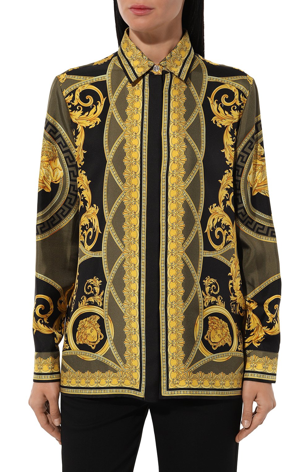 Шелковая блузка VERSACE, арт. 1001360/1A11528, фото 3