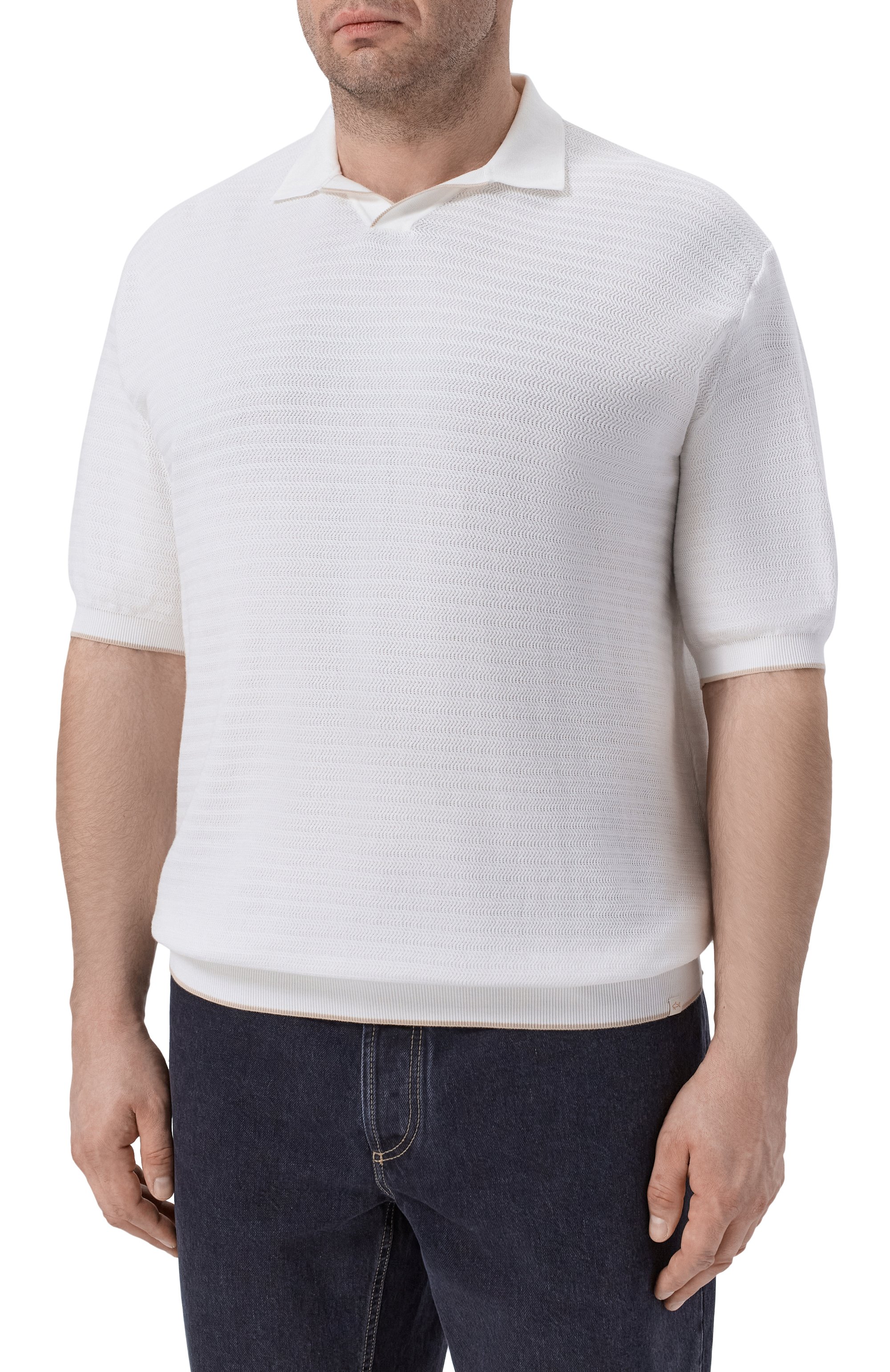 Хлопковое поло PAUL&SHARK, арт. 26411657, фото 3