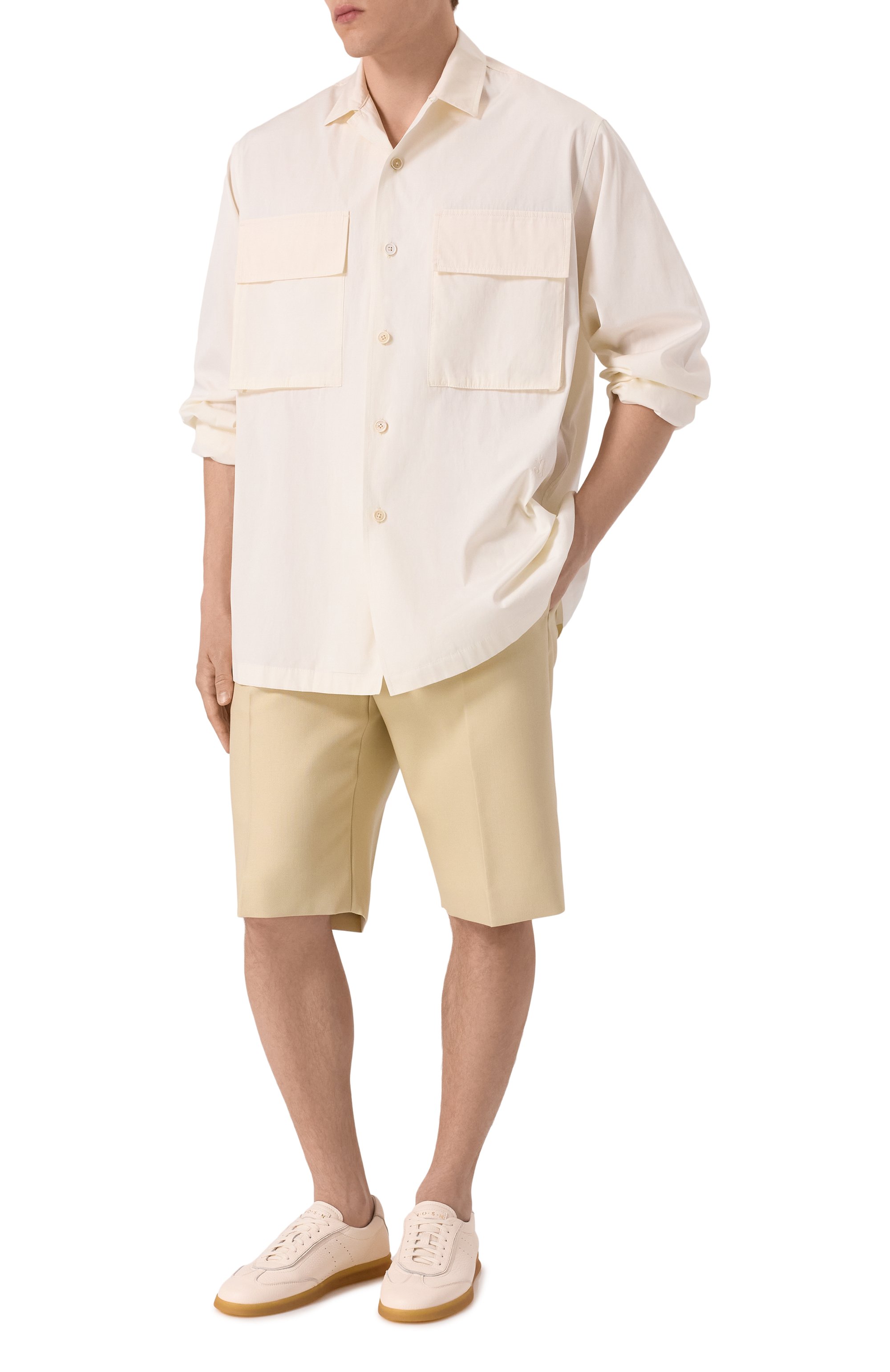 Шерстяные шорты JIL SANDER, арт. J21KA0256/J40005, фото 2