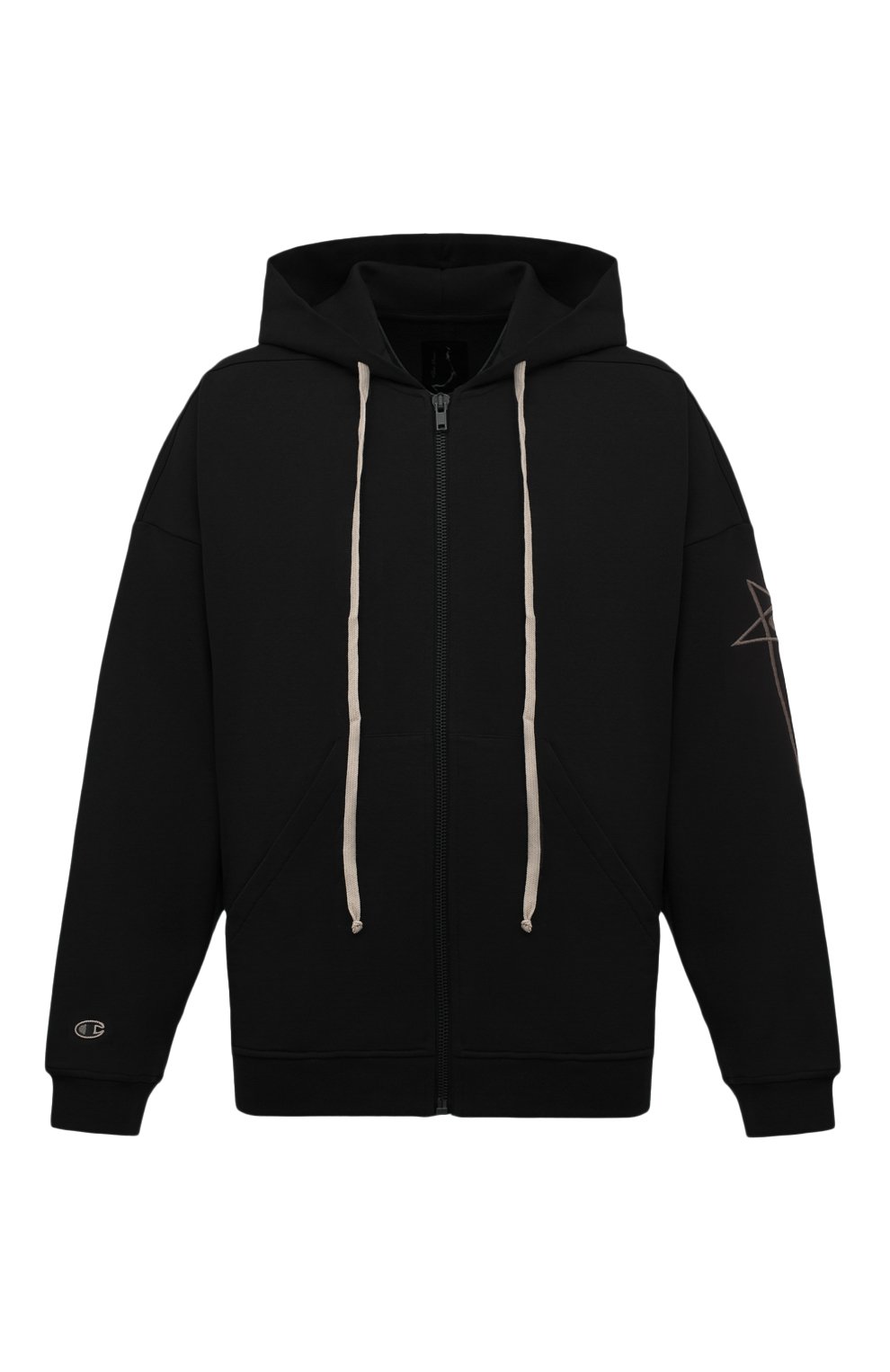 Хлопковая толстовка rick owens x champion RICK OWENS черного цвета по цене 79150 руб., арт. CM01D0463/CHFE, фото 1 Хлопковая толстовка rick owens x champion RICK OWENS, арт. CM01D0463/CHFE, фото 1