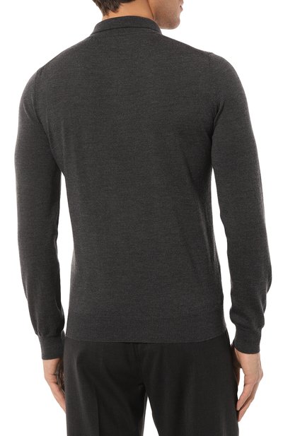 Шерстяное поло CORNELIANI, арт. 92M50F-3825100, фото 4