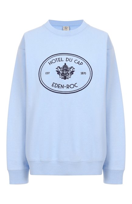 Женский хлопковый свитшот sporty &amp; rich x hotel eden roc SPORTY AND RICH, арт. ST07160621BL90