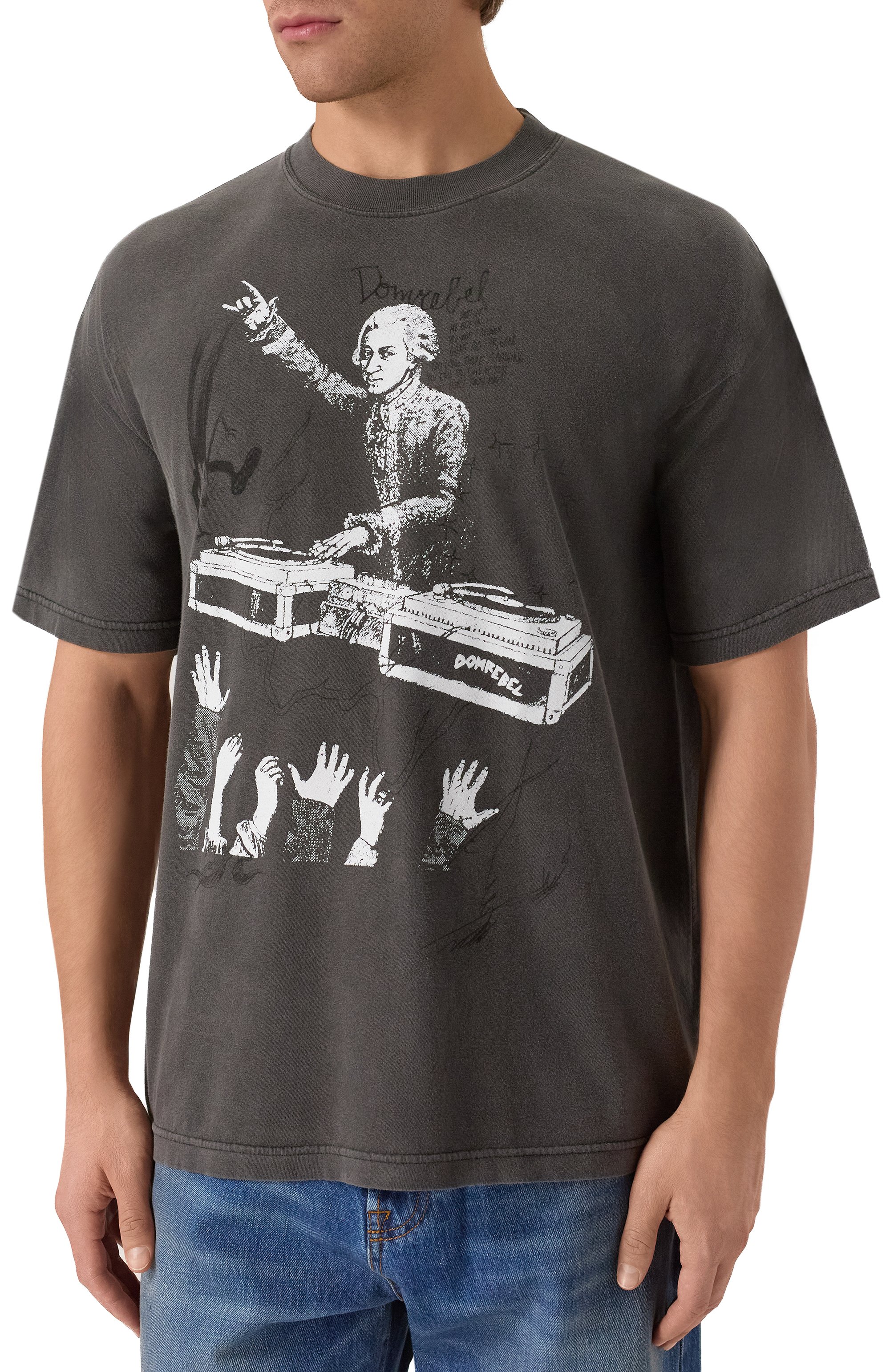 Хлопковая футболка DOMREBEL, арт. M M0ZART, фото 3