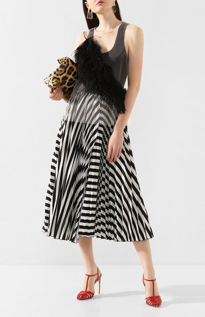 Топ с отделкой перьями DRIES VAN NOTEN, арт. 201-38632-9305, фото 2