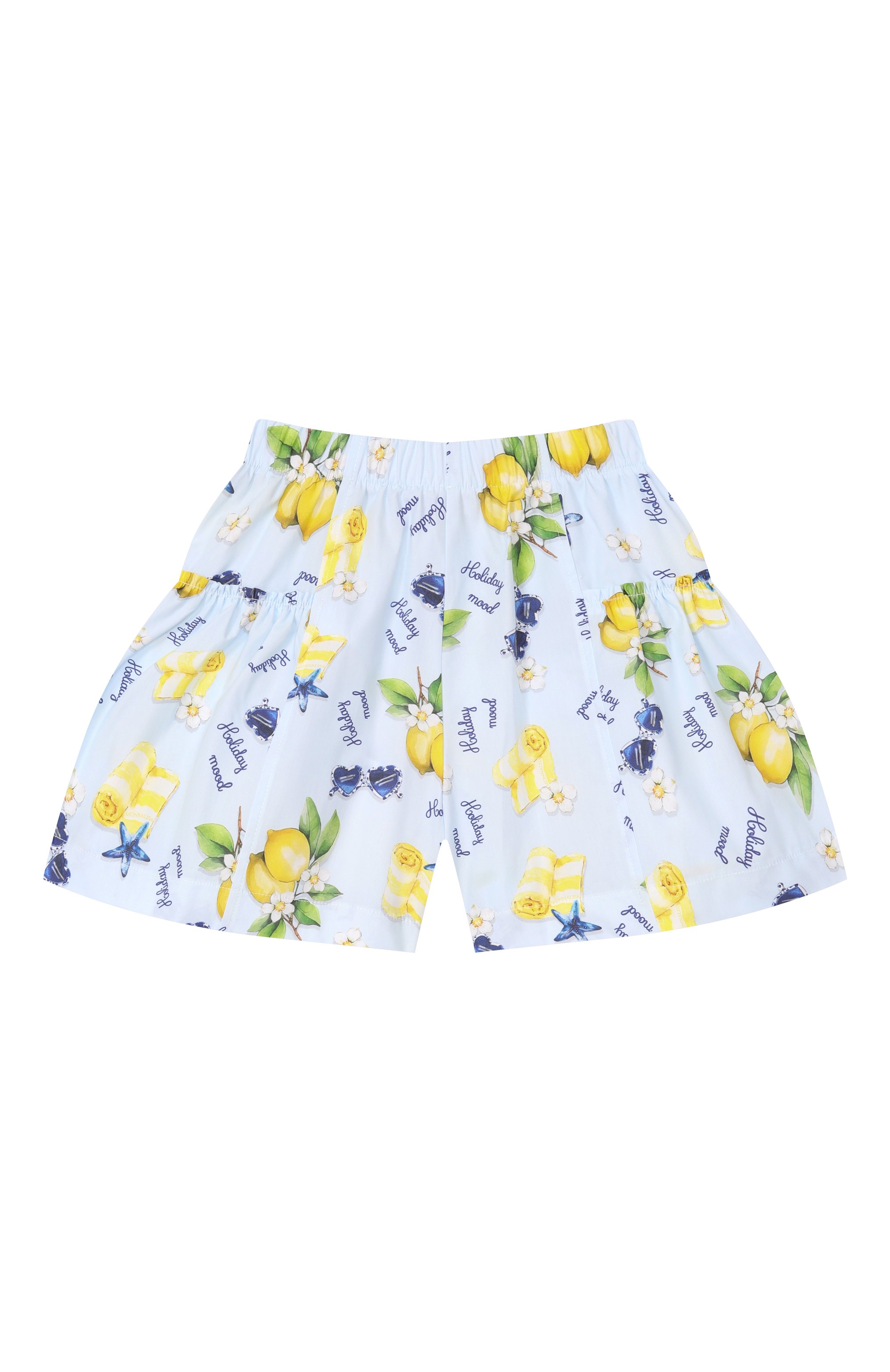 Хлопковые шорты MONNALISA, арт. 11G417, фото 2