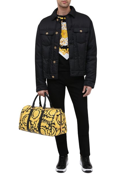 Сумка VERSACE желтого цвета по цене 348500 руб., арт. DV28068/DVTS26, фото 2 Сумка VERSACE, арт. DV28068/DVTS26, фото 2