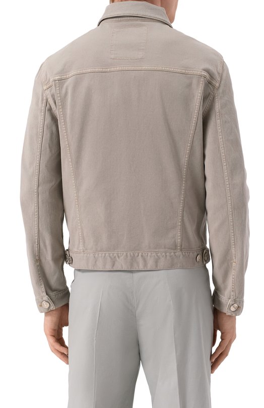 Джинсовая куртка Brunello Cucinelli M277P6910 Серый  M277P6910 Фото 4