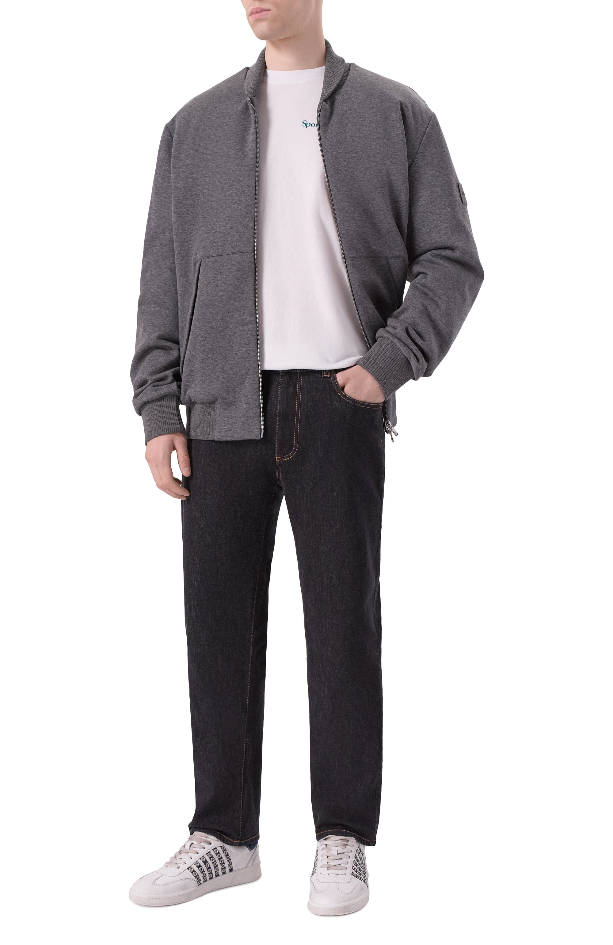 Хлопковая футболка SPORTY AND RICH, арт. T0043621425WH01, фото 2