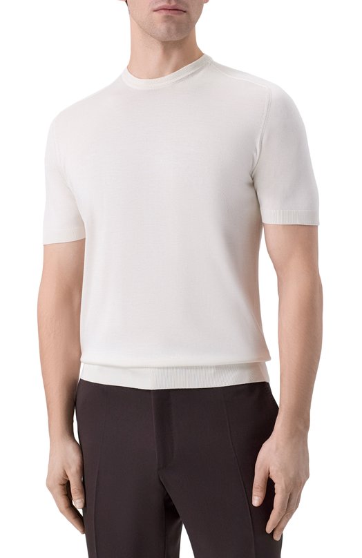 Шелковый джемпер Colombo MA04863/4-120AN Кремовый  MA04863/4-120AN Фото 3