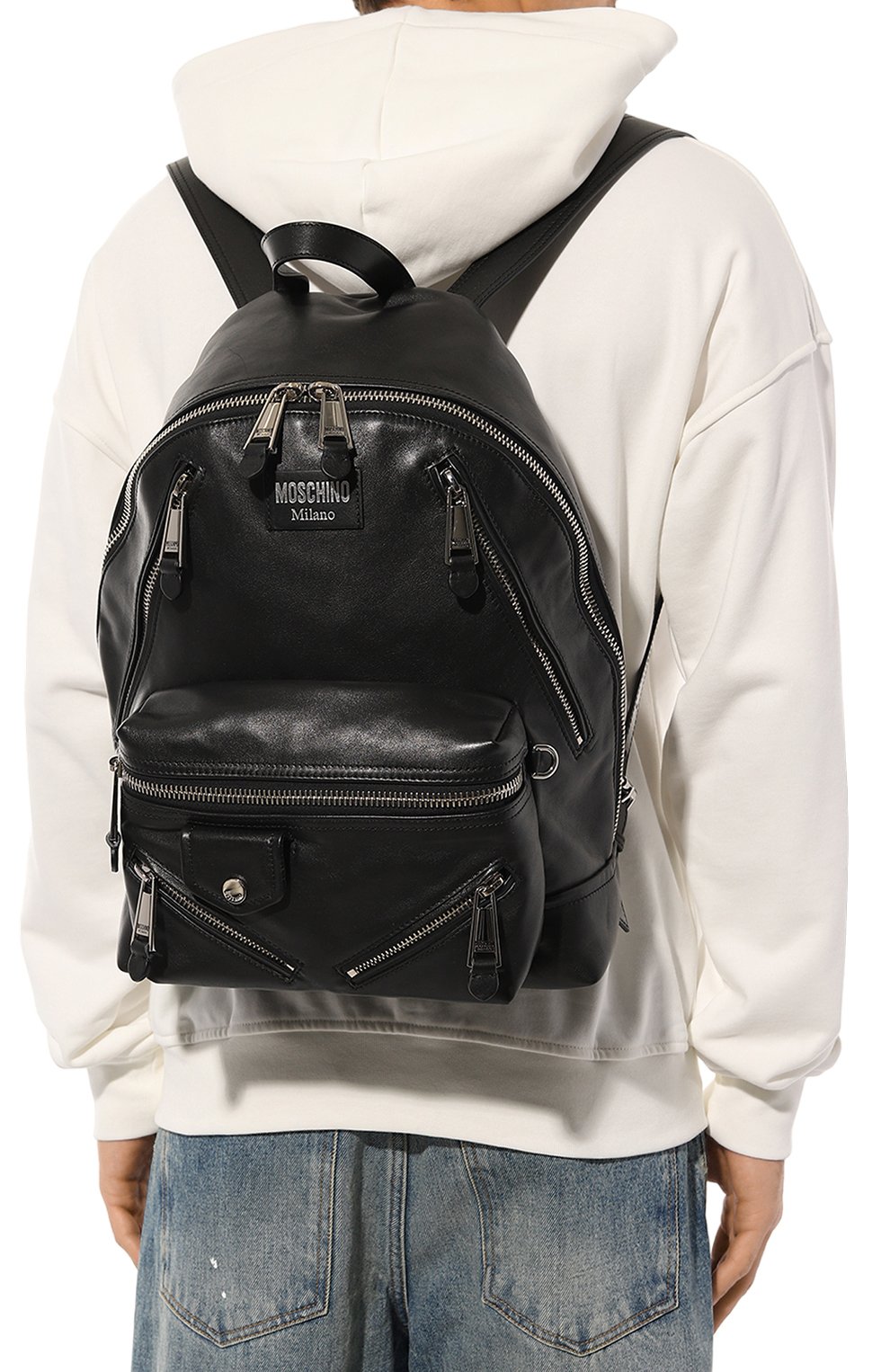 Кожаный рюкзак MOSCHINO, арт. A7605/8002, фото 2