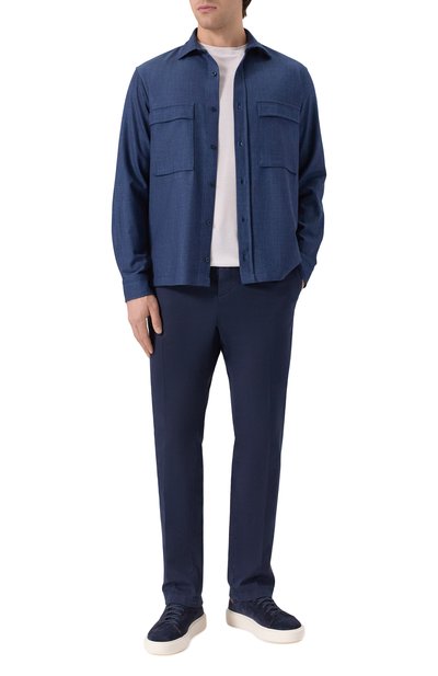 Брюки из хлопка и лиоцелла PAUL&SHARK, арт. 99314016, фото 2