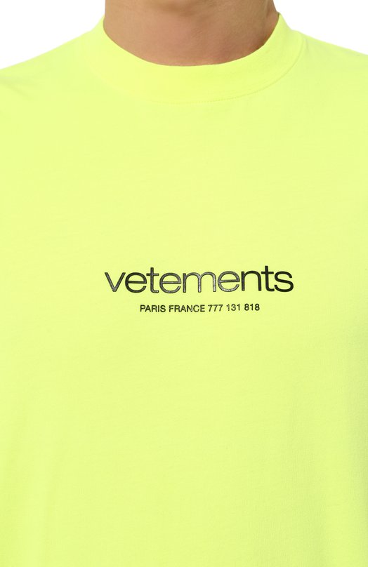 фото Хлопковая футболка vetements