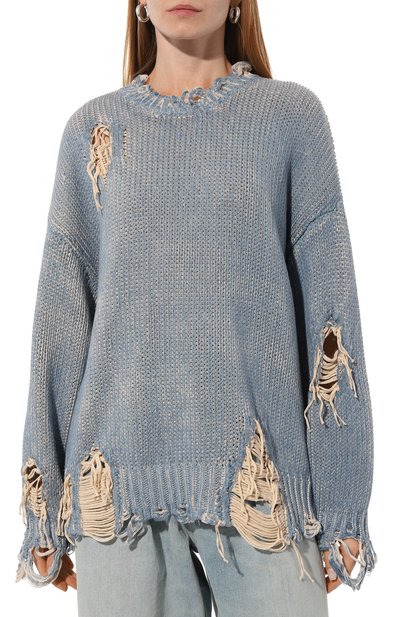 Хлопковый пуловер R13, арт. R13WY089-Y087B, фото 3