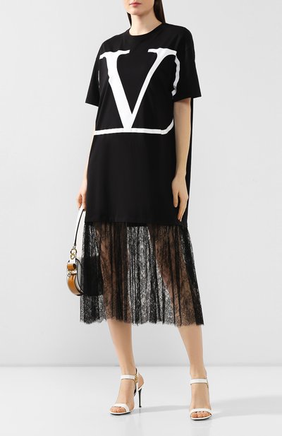 Хлопковое платье VALENTINO, арт. TB3MJ00Z589, фото 2