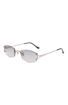 Женские солнцезащитные очки VINTAGE FRAMES серого цвета, арт. ASPEN 24KT WHITE G0LD/ASPHALT | Фото 1 (Материал: Металл; Тип очков: С/з; Региональные ограничения белый список (Axapta Mercury): Не проставлено; Нос: Не проставлено; Кросс-КТ: С/з-унисекс; Очки форма: Безоправные, Овальные; Оптика Гендер: оптика-унисекс)