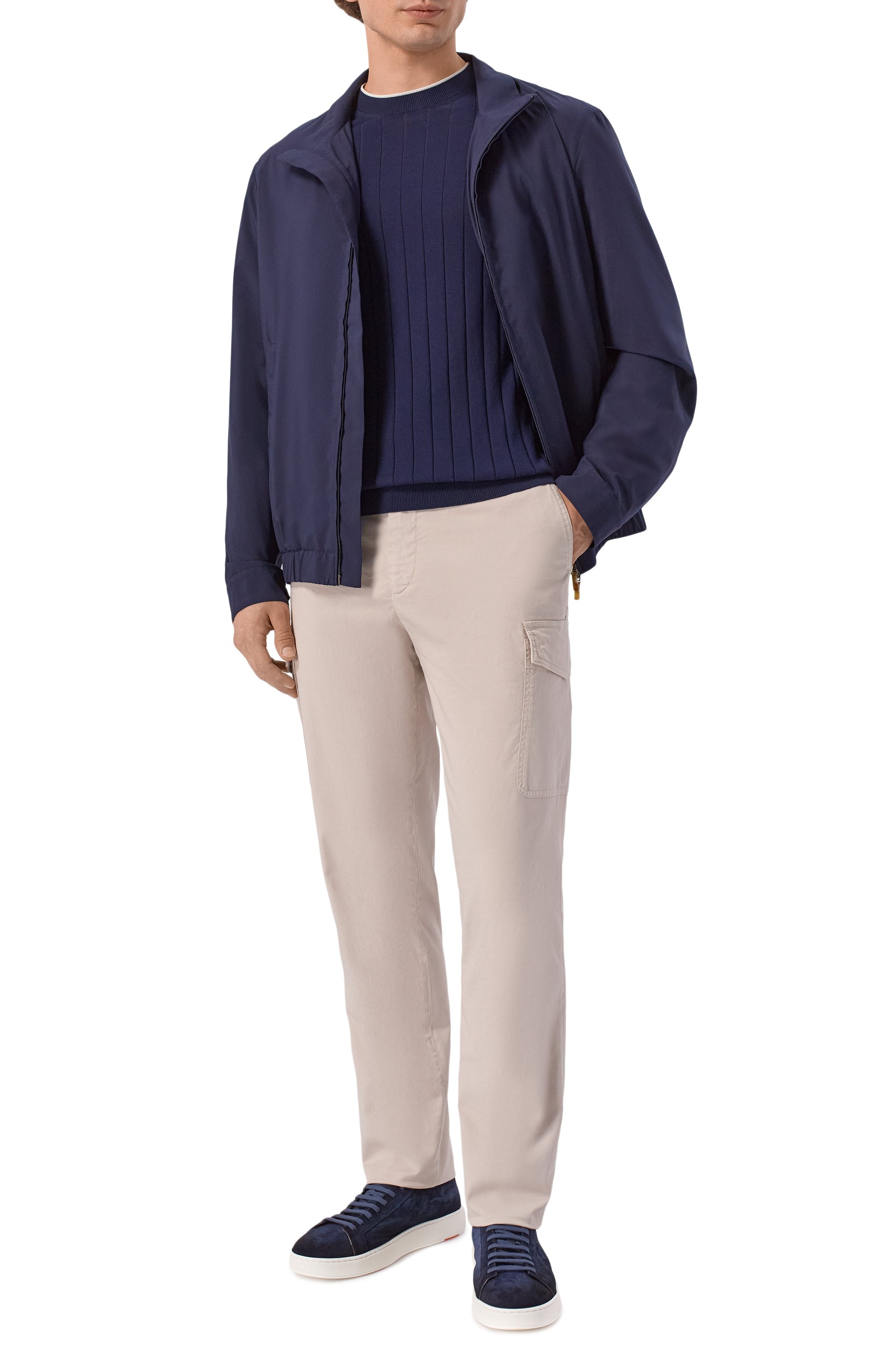 Хлопковый джемпер ANDREA CAMPAGNA, арт. M5426-8035, фото 2