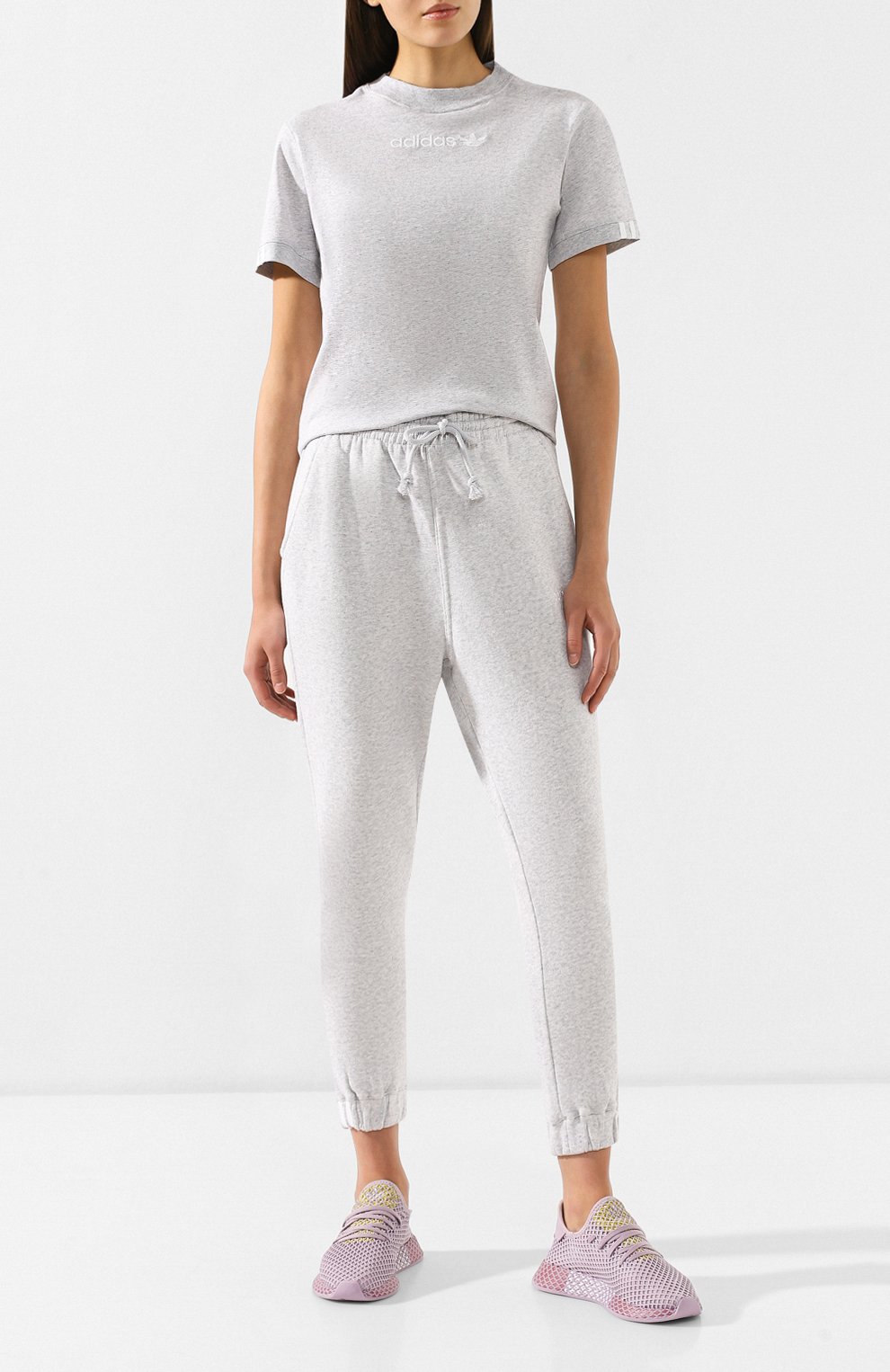 Хлопковая футболка ADIDAS ORIGINALS, арт. DU7191, фото 2