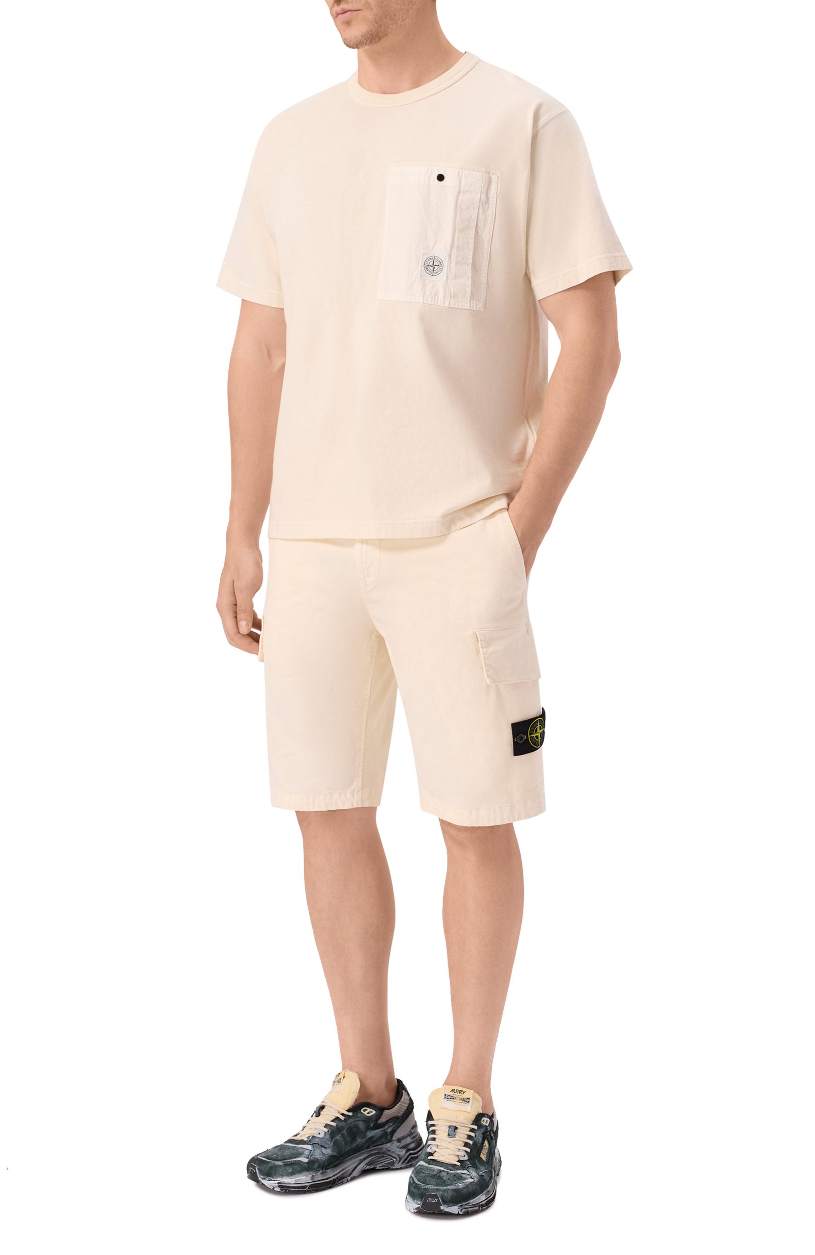 Хлопковая футболка STONE ISLAND, арт. L1S152100004/S0115, фото 2