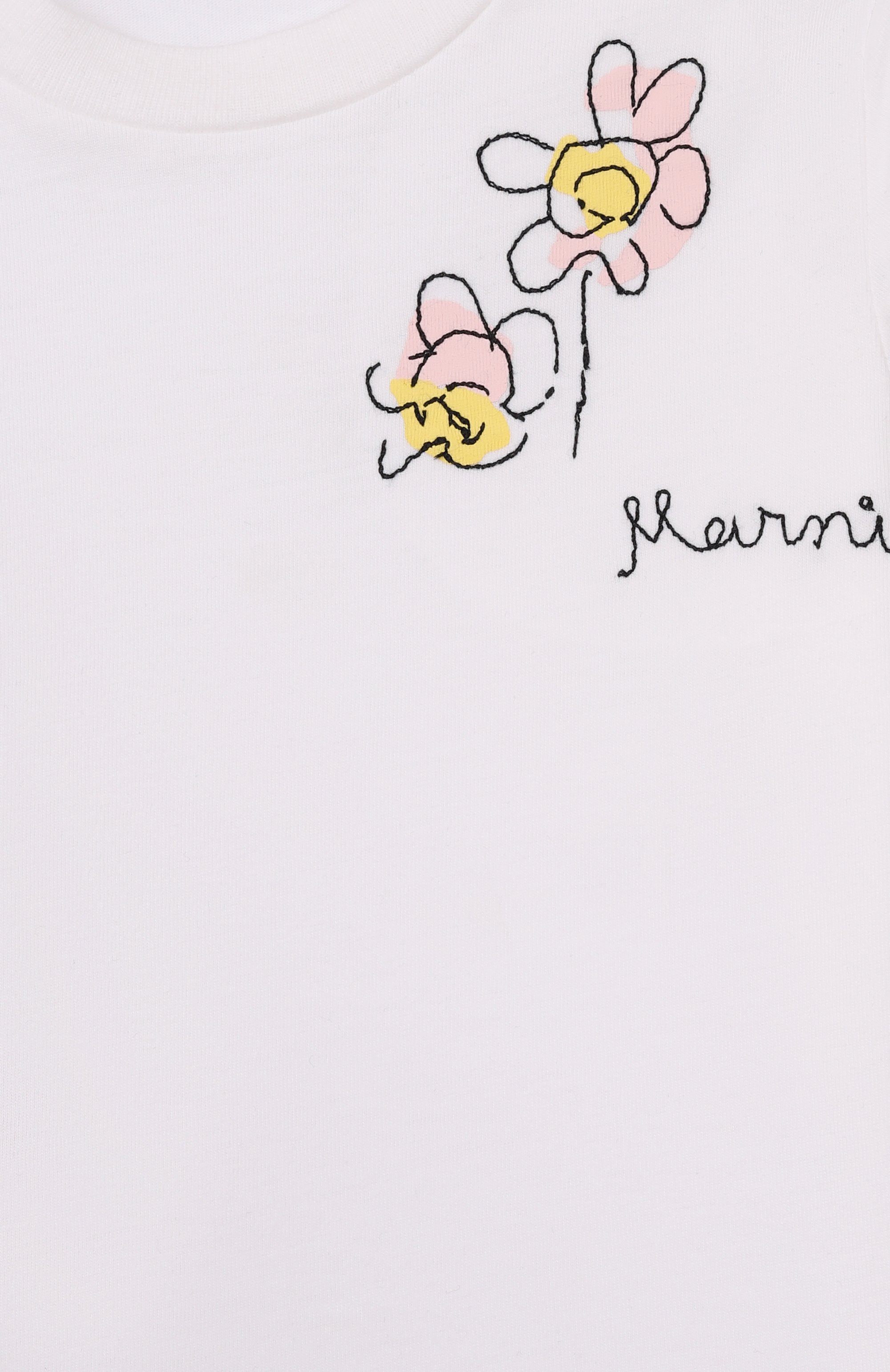 Хлопковая футболка MARNI, арт. M01624/M00SG, фото 3