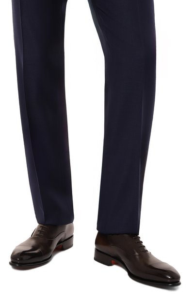 Кожаные оксфорды carter SANTONI, арт. MCCG12621MC1HVSY, фото 3