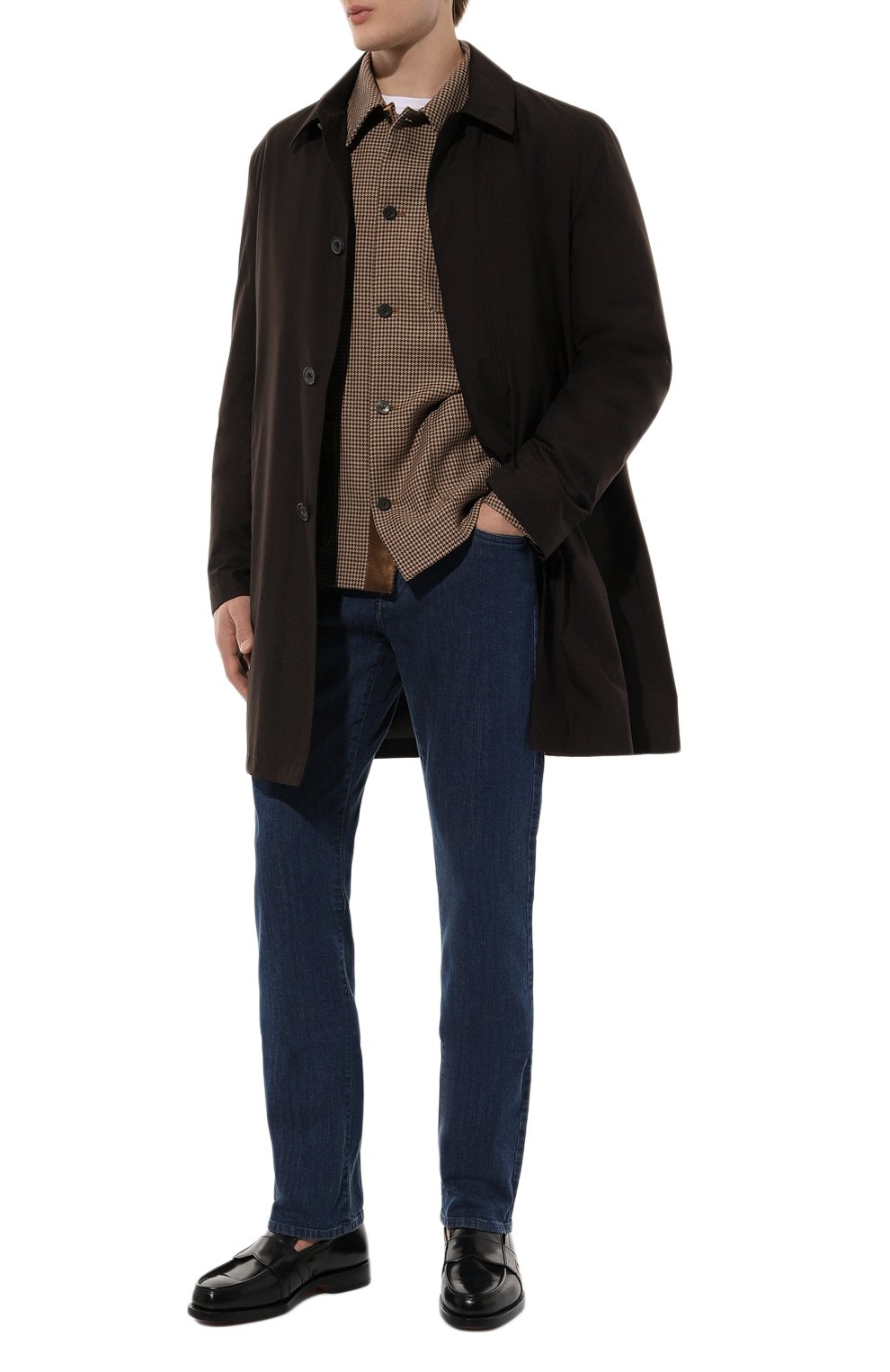 Кожаные лоферы quentin SANTONI, арт. MCQU18521PB1HVVD, фото 2