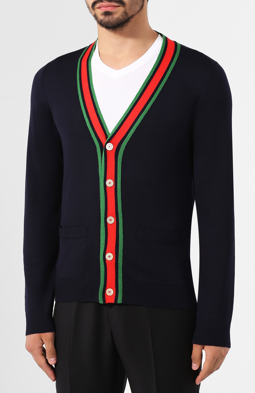 Шерстяной кардиган GUCCI, арт. 576806/XKAUL, фото 3