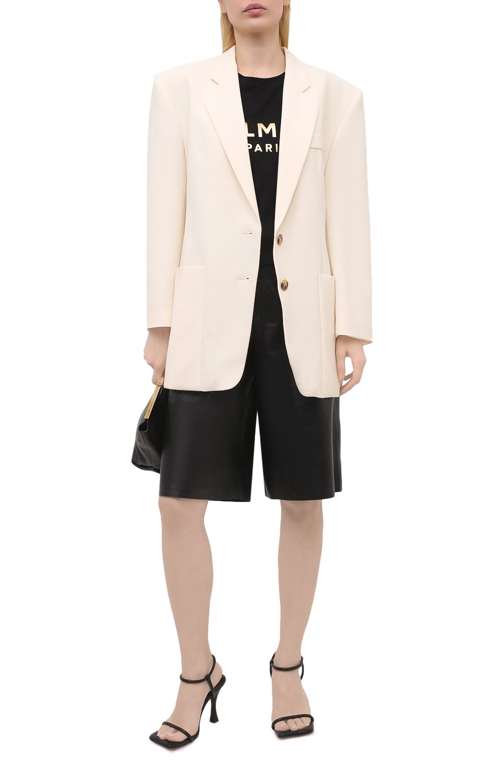 Хлопковая футболка BALMAIN, арт. VF0EF000/B020, фото 2