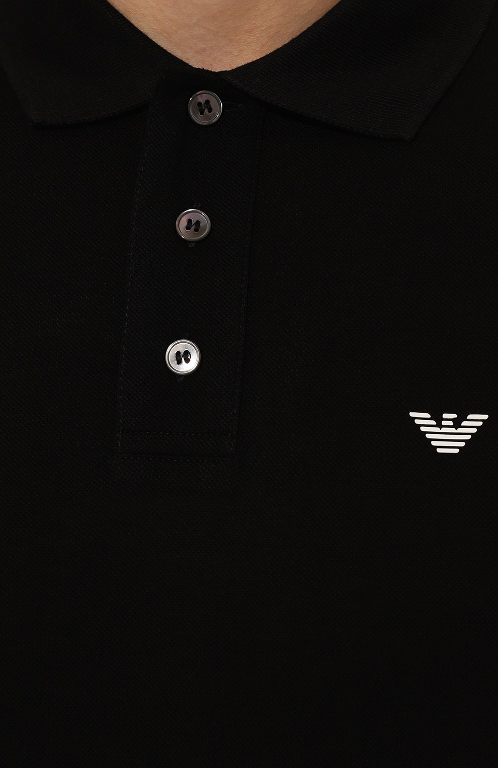 Хлопковое поло EMPORIO ARMANI, арт. 8N1FQ2/1JTKZ, фото 5