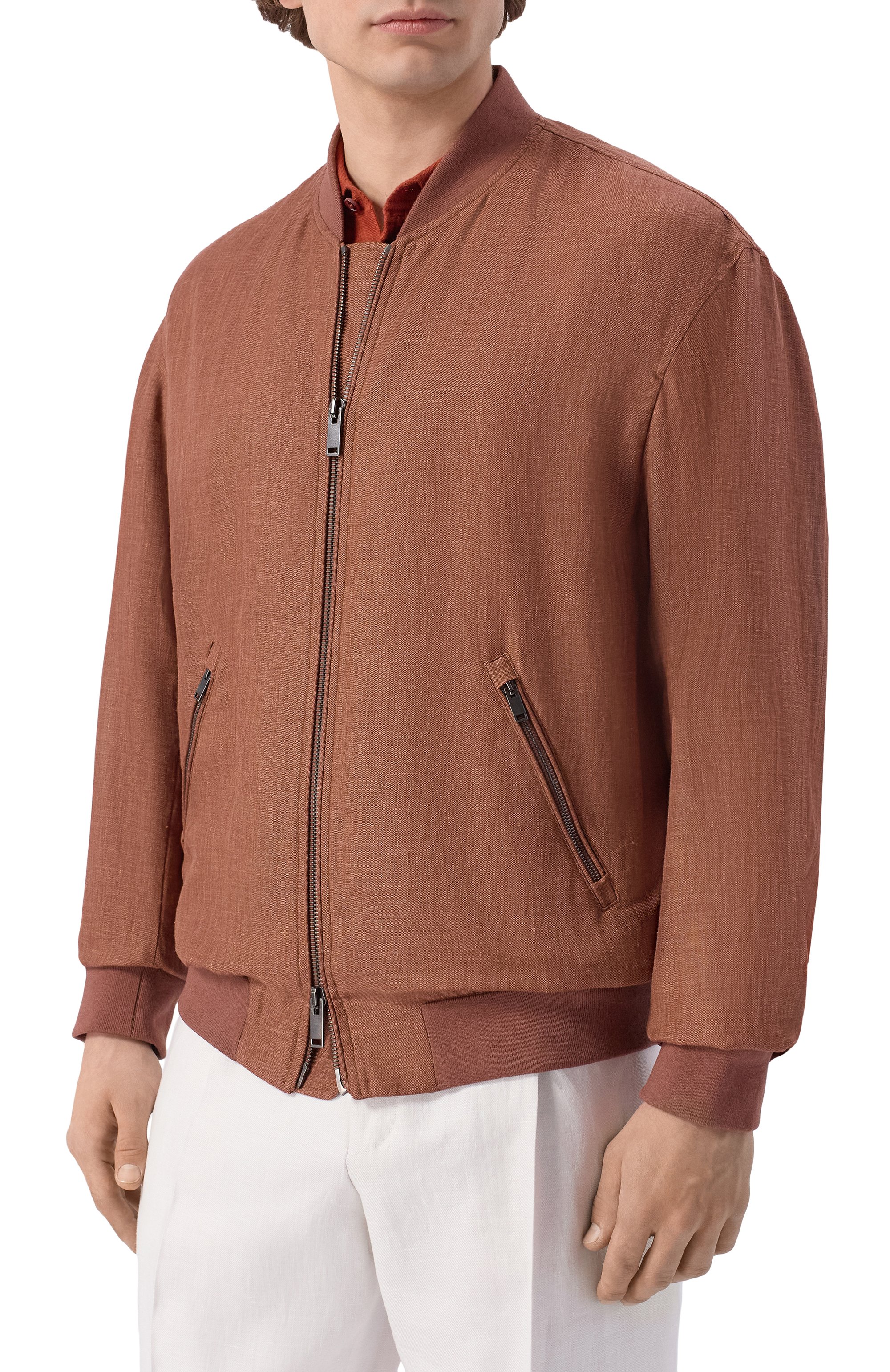 Бомбер изо льна и шерсти MVST, арт. M26.2PM.0008/F098 LINEN RAIN SYSTEM (WITH0UT MEMBR, фото 3