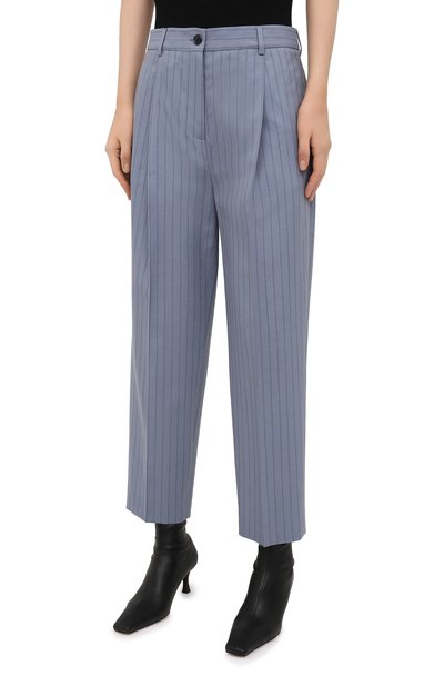 Шерстяные брюки ACNE STUDIOS голубого цвета по цене 46000 руб., арт. AK0363, фото 3 Шерстяные брюки ACNE STUDIOS, арт. AK0363, фото 3