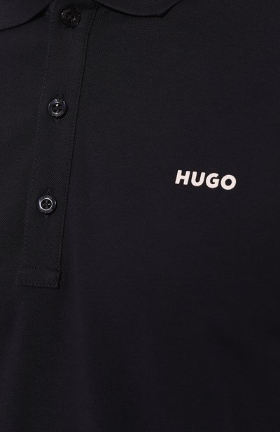Хлопковое поло HUGO, арт. 50470547, фото 5